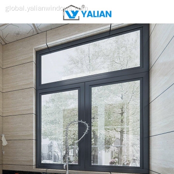 Double Glass Casement Doors Anti-Theft Twin Stormproof Traditional Casement Windows Supplier